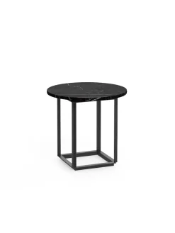 New Works Sideborde Og Små Borde<Florence sidebord Ø50, black marquina fra