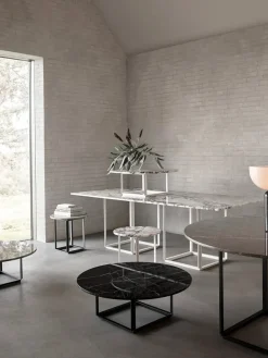 New Works Sofaborde<Florence sofabord Ø90, Gris Du Marais fra