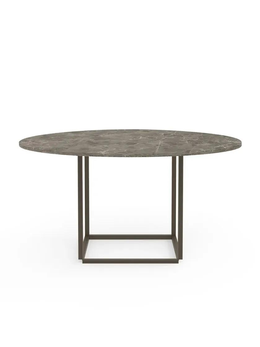 New Works Spiseborde<Florence Spisebord Ø145, gris du marais/beige grey fra