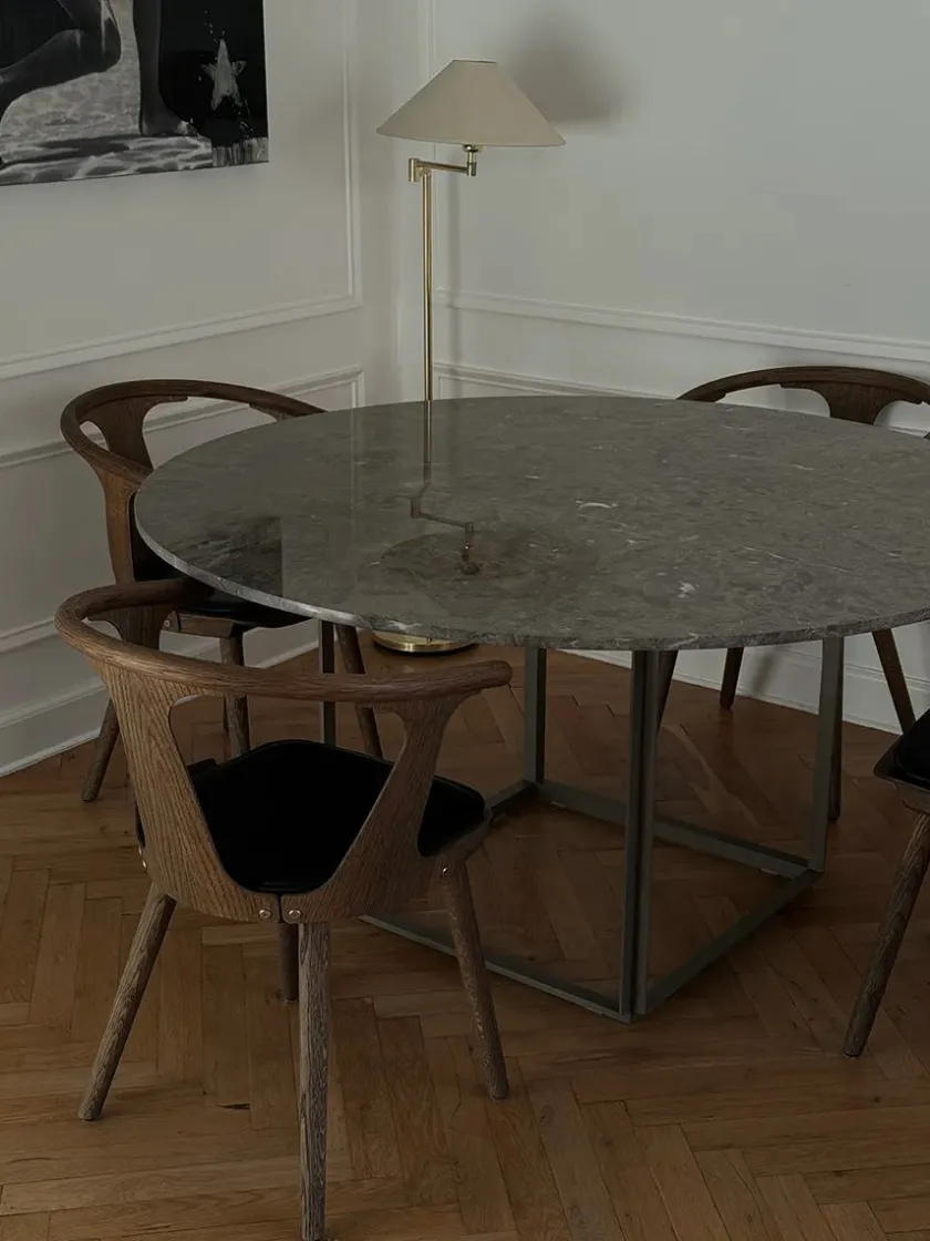 New Works Spiseborde<Florence Spisebord Ø145, gris du marais/beige grey fra