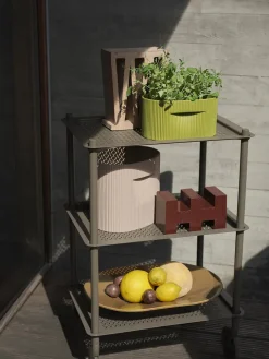 Muuto Rulleborde/Barvogn<Flow Trolley, 3-layer fra