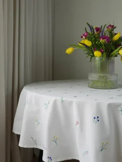 Blåmst Gaver Til Hende|Køkkentekstiler<Flower Dug, Rund fra