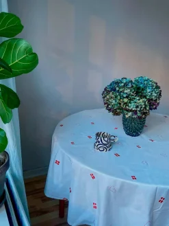 Blåmst Gaver Til Hende|Køkkentekstiler<Flower Dug, Rund fra