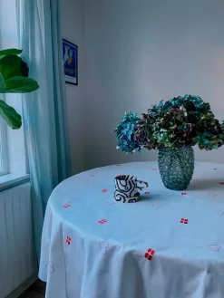 Blåmst Gaver Til Hende|Køkkentekstiler<Flower Dug, Rund fra