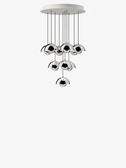 &Tradition Spots|Lysekroner<Flowerpot Chandelier VP10, 10 pendants fra