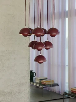 &Tradition Spots|Lysekroner<Flowerpot Chandelier VP10, 10 pendants fra