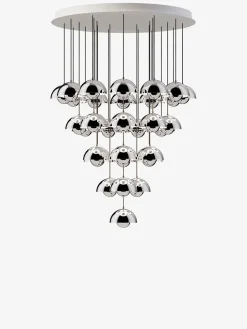 &Tradition Spots|Lysekroner<Flowerpot Chandelier VP10, 31 pendants fra