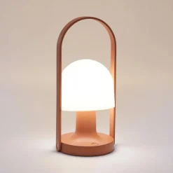 Marset Portable Lamper|Spots<Follow Me terracotta bordlampe fra