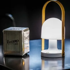 Marset Portable Lamper|Spots<Follow Me terracotta bordlampe fra