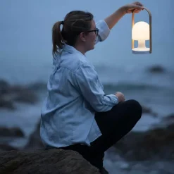 Marset Portable Lamper|Spots<Follow Me terracotta bordlampe fra
