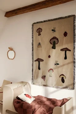 Ferm Living Puder Og Plaider<Forest Tapestry Blanket fra