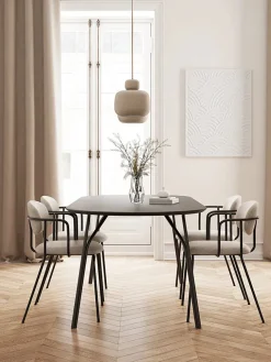 Woud Spisebordsstole<Frame Dining Chair, black fra