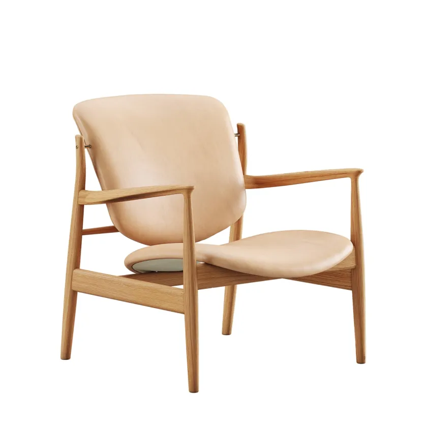 House of Finn Juhl Lænestole<France Chair, valnød af Finn Juhl