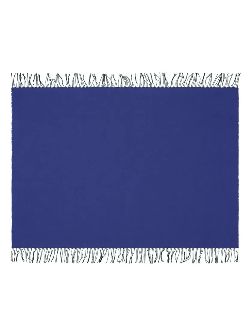 Silkeborg Uldspinderi Puder Og Plaider<Franja Plaid, green/black fra