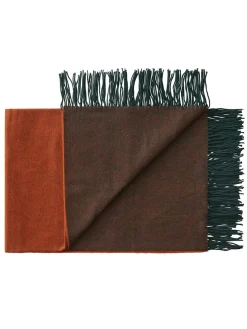 Silkeborg Uldspinderi Puder Og Plaider<Franja Plaid, green/black fra