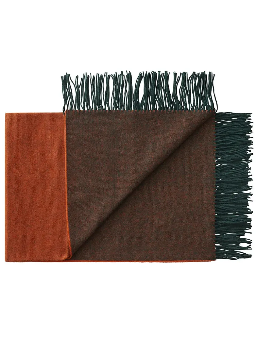 Silkeborg Uldspinderi Puder Og Plaider<Franja Plaid, green/black fra