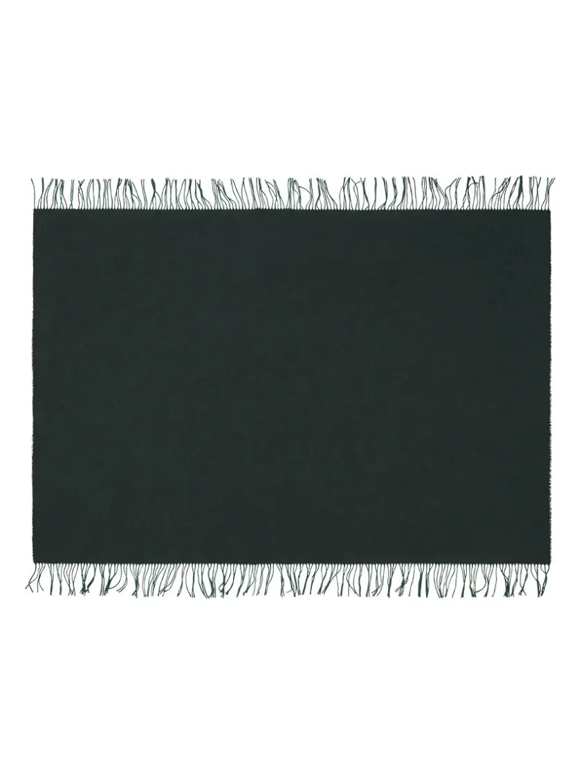 Silkeborg Uldspinderi Puder Og Plaider<Franja Plaid, green/black fra