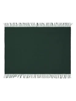 Silkeborg Uldspinderi Puder Og Plaider<Franja Plaid, green/black fra