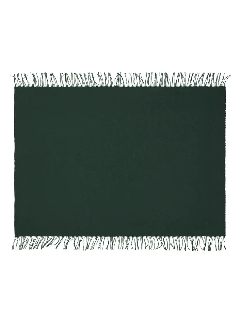 Silkeborg Uldspinderi Puder Og Plaider<Franja Plaid, green/black fra