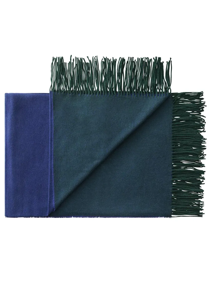 Silkeborg Uldspinderi Puder Og Plaider<Franja Plaid, green/black fra