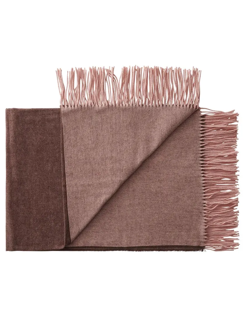 Silkeborg Uldspinderi Puder Og Plaider<Franja Plaid, green/orange fra