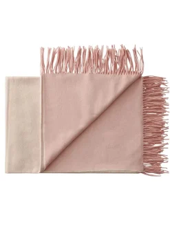 Silkeborg Uldspinderi Puder Og Plaider<Franja Plaid, green/orange fra