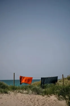Silkeborg Uldspinderi Puder Og Plaider<Franja Plaid, green/orange fra