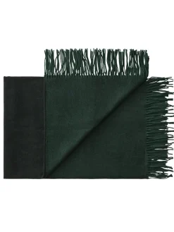 Silkeborg Uldspinderi Puder Og Plaider<Franja Plaid, green/orange fra