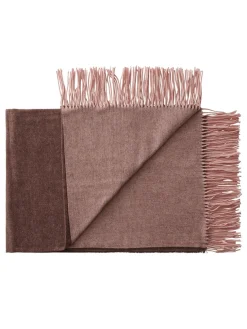 Silkeborg Uldspinderi Puder Og Plaider<Franja Plaid, pink/brown fra