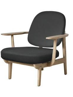 Fritz Hansen Loungestole|Lænestole<Fred Lænestol, lakeret eg fra