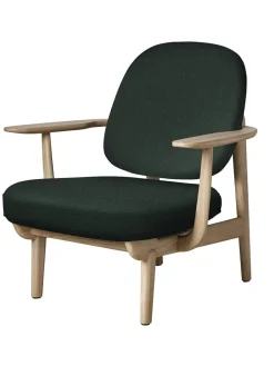 Fritz Hansen Loungestole|Lænestole<Fred Lænestol, lakeret eg fra