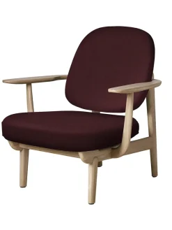 Fritz Hansen Loungestole|Lænestole<Fred Lænestol, lakeret eg fra