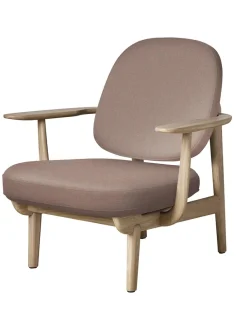 Fritz Hansen Loungestole|Lænestole<Fred Lænestol, lakeret eg fra