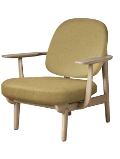 Fritz Hansen Loungestole|Lænestole<Fred Lænestol, lakeret eg fra