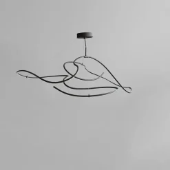 101 Copenhagen Spots|Lysekroner<Ghost Chandelier, Big, Burned Black fra