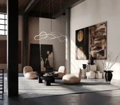 101 Copenhagen Lysekroner|Spots<Ghost Chandelier, Big, Chrome fra