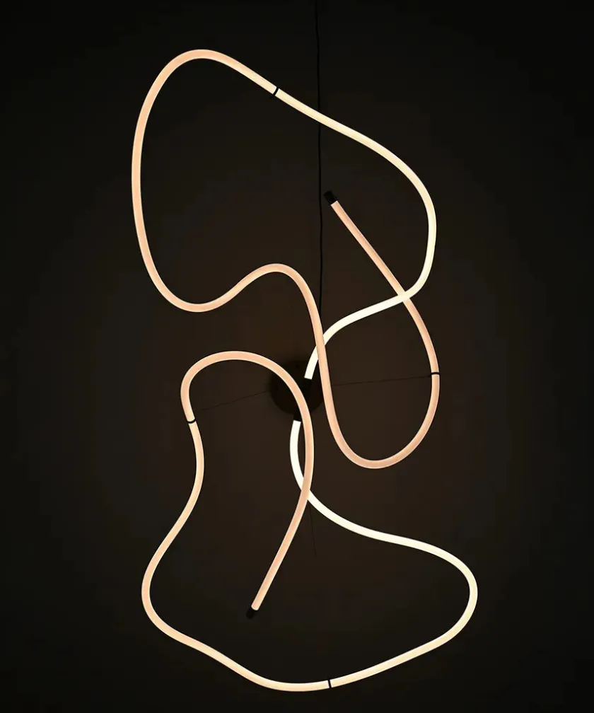 101 Copenhagen Lysekroner|Spots<Ghost Chandelier, Big, Chrome fra