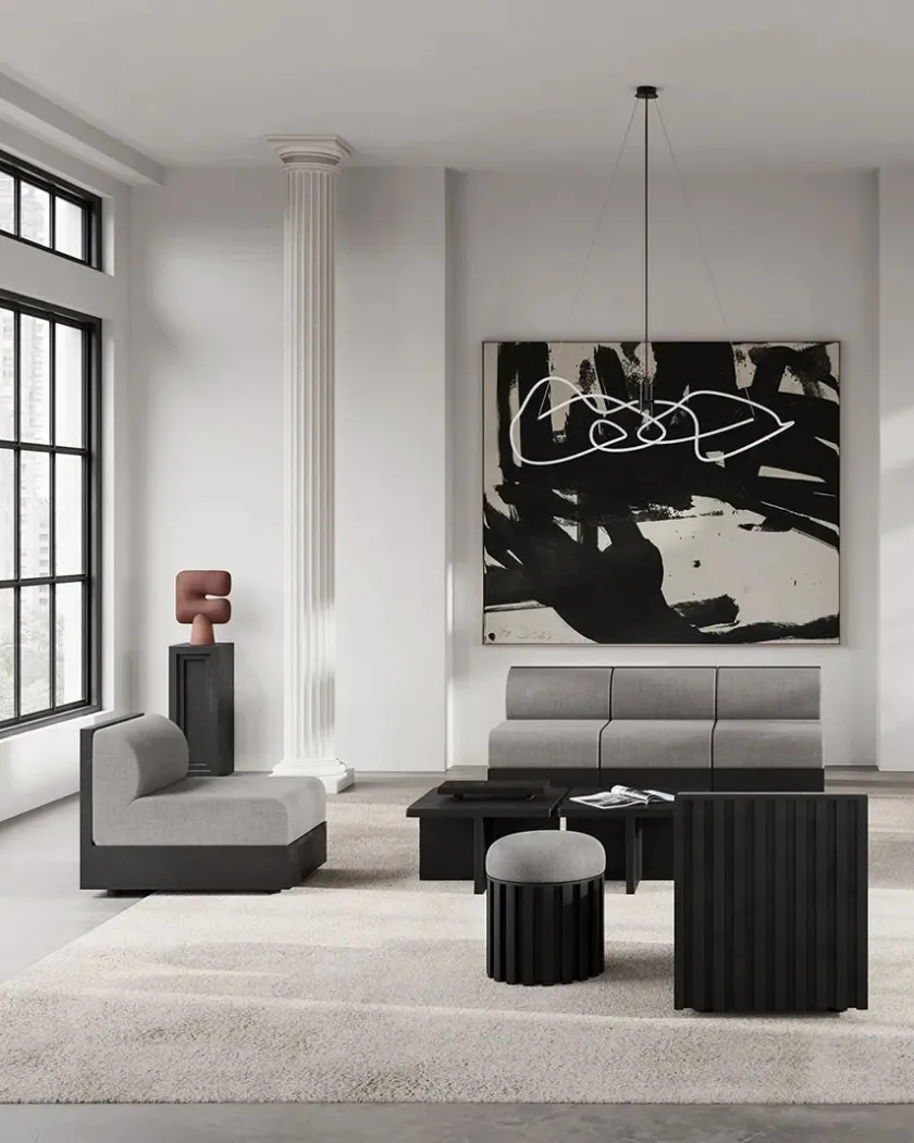 101 Copenhagen Lysekroner|Spots<Ghost Chandelier, Big, Chrome fra