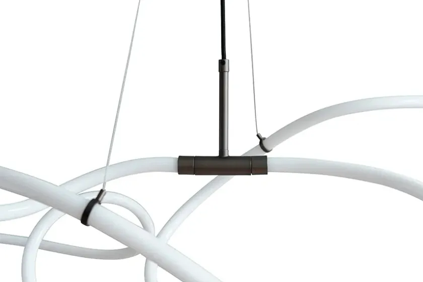 101 Copenhagen Lysekroner|Spots<Ghost Chandelier, Big, Chrome fra