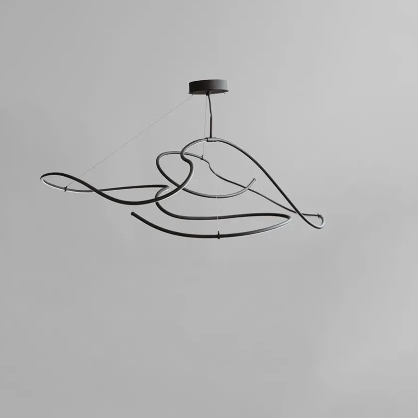 101 Copenhagen Lysekroner|Spots<Ghost Chandelier, Big, Chrome fra