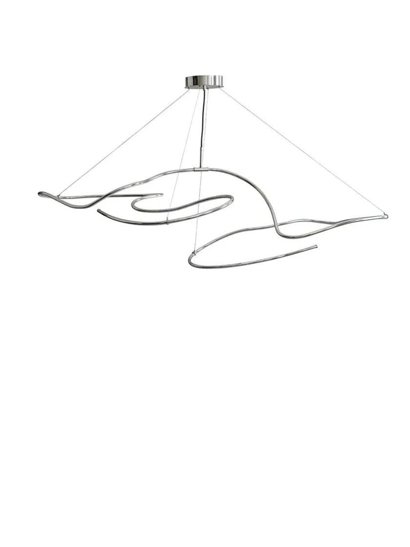 101 Copenhagen Lysekroner|Spots<Ghost Chandelier, Big, Chrome fra