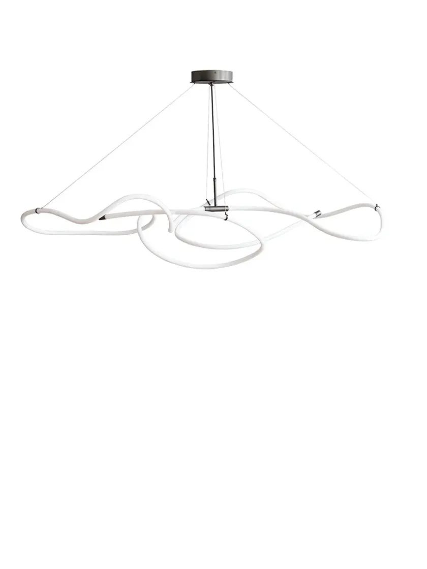 101 Copenhagen Lysekroner|Spots<Ghost Chandelier, Big, Chrome fra