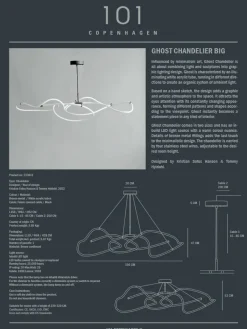 101 Copenhagen Lysekroner|Spots<Ghost Chandelier, Big fra