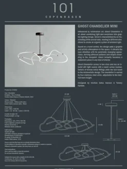 101 Copenhagen Lysekroner|Spots<Ghost Chandelier, Mini fra