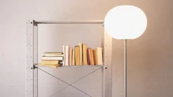 Flos Gulvlamper|Spots<Glo-Ball F, Silver Gulvlampe fra