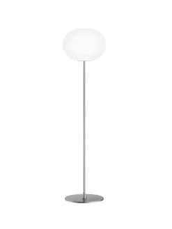 Flos Gulvlamper|Spots<Glo-Ball F, Silver Gulvlampe fra