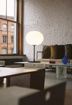 Flos Spots<Glo-Ball T1, Silver bordlampe fra