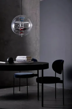 Verpan Pendler|Spots<Globe, Coloured Glass pendel Ø40 af Verner Panton