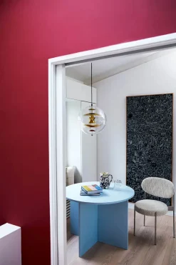 Verpan Pendler|Spots<Globe, Coloured Glass pendel Ø40 af Verner Panton