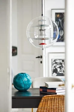 Verpan Pendler|Spots<Globe, Coloured Glass pendel Ø40 af Verner Panton